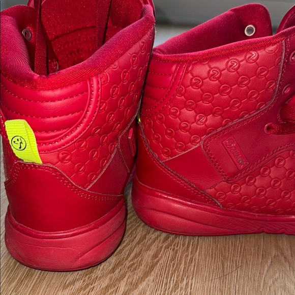 Zumba Fitness Red Athletic High-Tops with Lace-Up Design - Picture 3 of 5